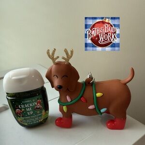 Bath & Body Works Festive Dog Reindeer with Cracking Me Up Gel